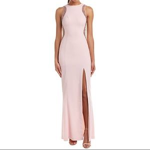 Issue New York pink sheath gown